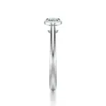 Pierścionek z białego złota z diamentem AJPZ_090